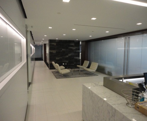 Butt Glazed eGlass | Electronic Privacy Glass in Corp Offices- NYC