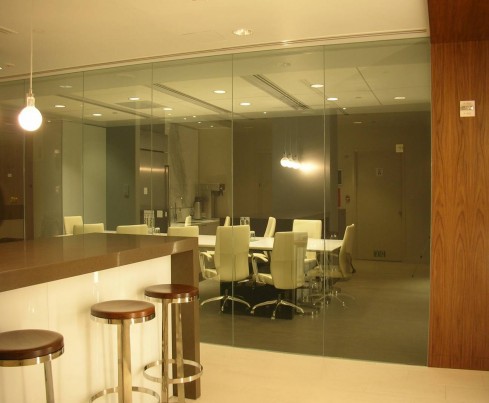 Switchable LC Privacy Glass in Shared Office Spaces - NYC