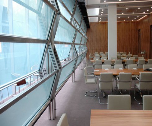 Skyfold Privacy Glass Accordion Wall Dividers
