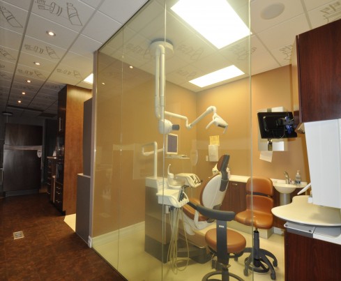 Switchable Glass Room Divider