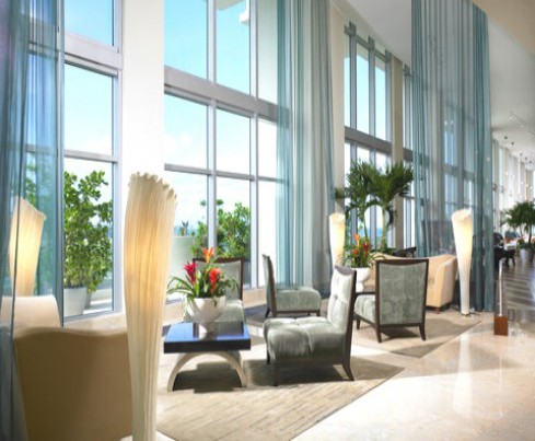 Heat Blocking, Solar Controlled Glass - Hotel Lobby