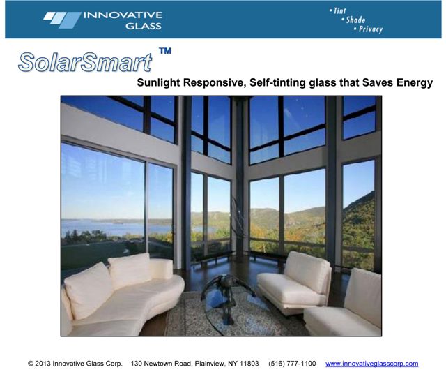 SolarSmart Glass